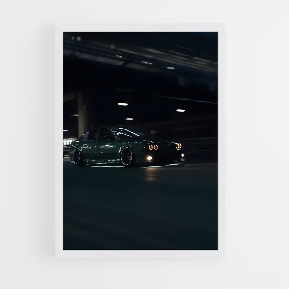 Poster Tunnel Vert – affiche BMW (vue 3)